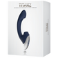 Excellent Power Titanz Thumping Rechargeable Silicone Vibrator (Blue)