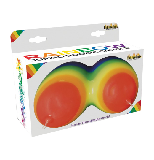 Hott Products | Rainbow Jumbow Boobie Candle