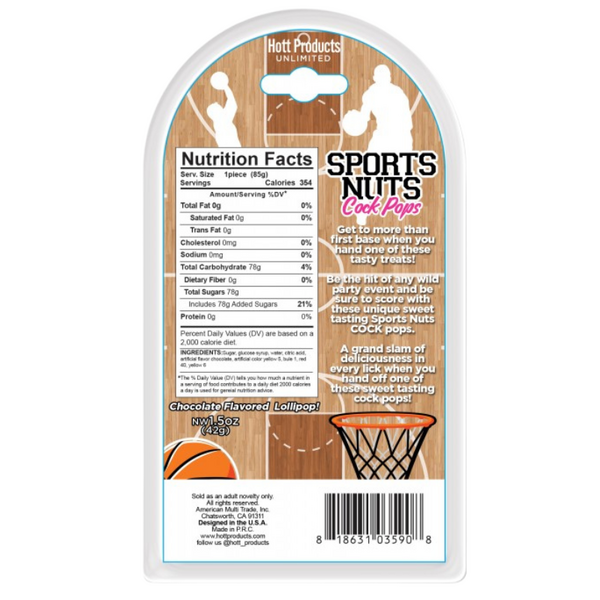 Hott Products | Sports Nuts Cock Pop (Basketball)