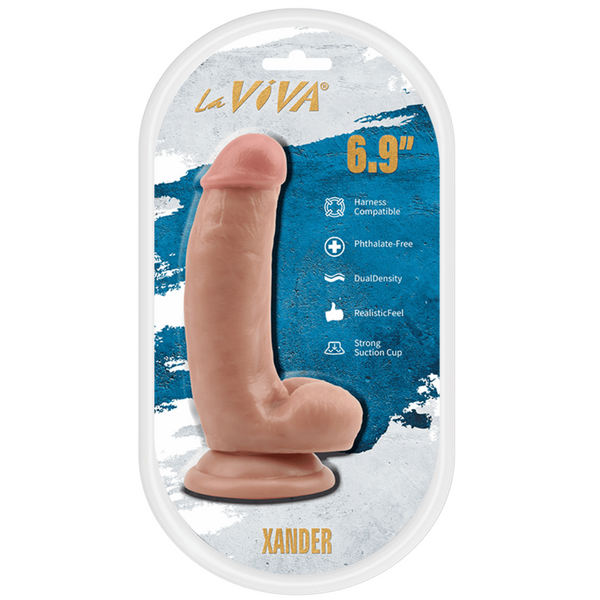 La Viva Aussie Dongs Xander 6.9" Dildo Flesh
