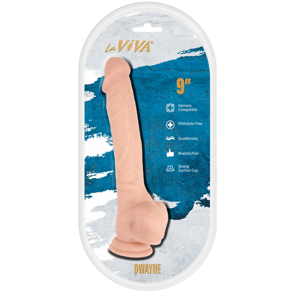 La Viva Aussie Dongs Dwayne 9" Dildo Flesh