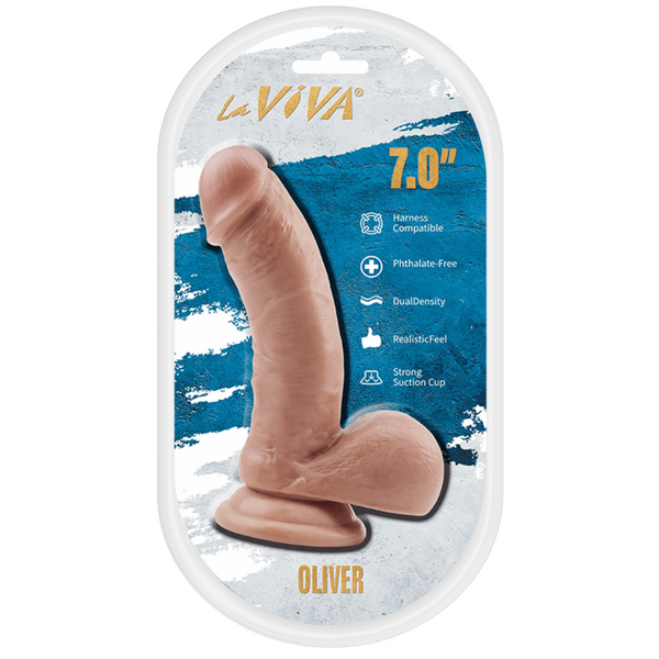 La Viva Aussie Dongs Oliver 7" Dildo Flesh