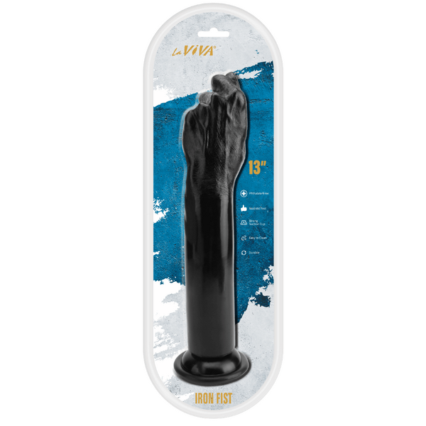 La Viva Iron Fist 13" Fisting Dildo Black