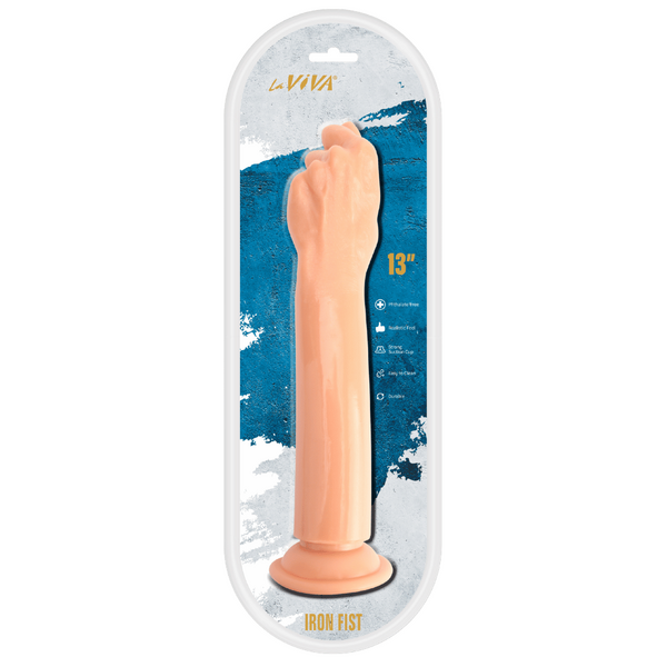 La Viva Iron Fist 13" Fisting Dildo Flesh