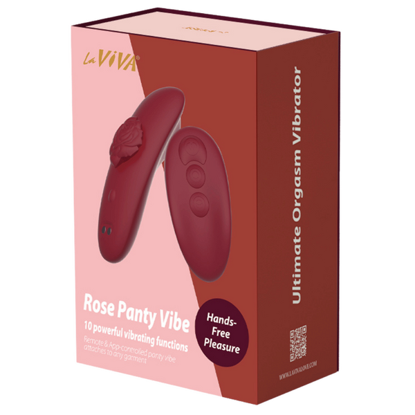 La Viva Rose Panty Vibe (Rose Red) (Remote & App)