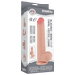 Lovetoy 9" Sliding Skin Dual Layer Dong (Flesh)