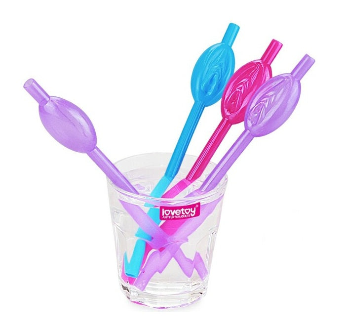 Lovetoy | Pussy Straws (Blue, Pink, Purple)