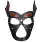 Lovetoy Rebellion Reign Howl Pup Mask (Black/Red)