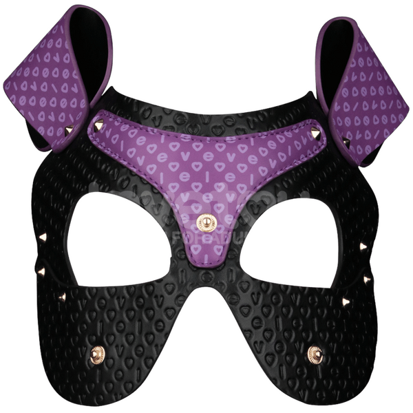 Lovetoy Rebellion Reign Classic Wicked Pup Mask (Purple/Black)