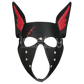 Lovetoy Rebellion Reign Scarred Scarred Alpha Pup Mask (Black/Red)