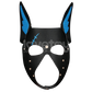 Lovetoy Rebellion Reign Scarred Alpha Pup Mask (Black/Blue)
