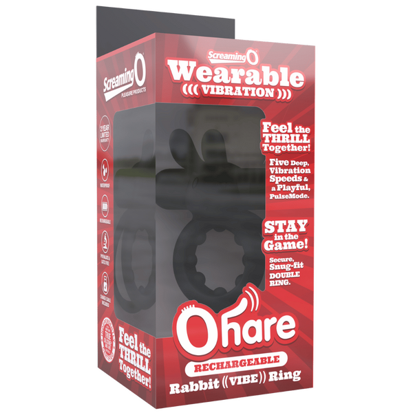 ScreamingO OHare Couples Vibrating Ring - Black