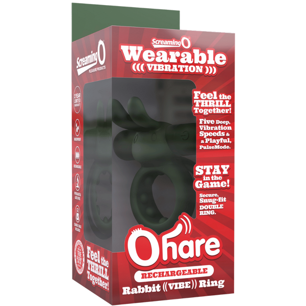 ScreamingO OHare Couples Vibrating Ring - Green