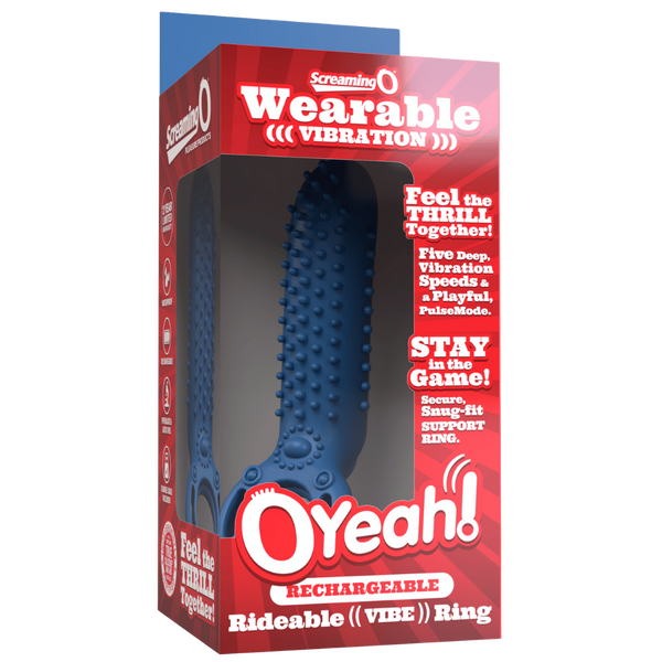 ScreamingO OYeah Couples Vibrating Ring - Blue