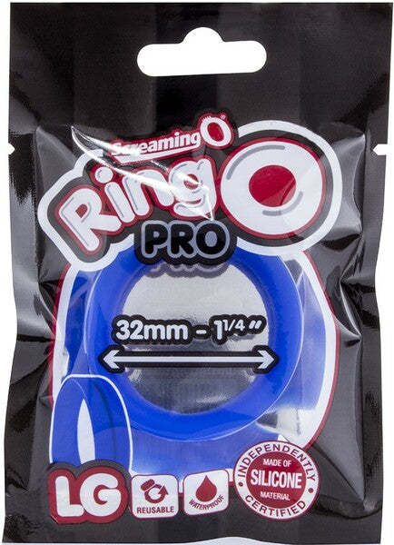 ScreamingO RingO Pro Large Cock Ring - Blue