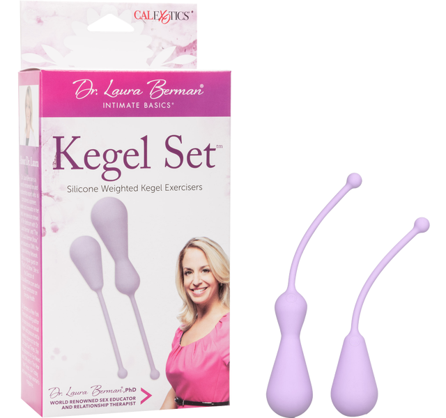 Calexotics Dr. Laura Berman Kegel Set Silicone Weighted Kegel Exercisers