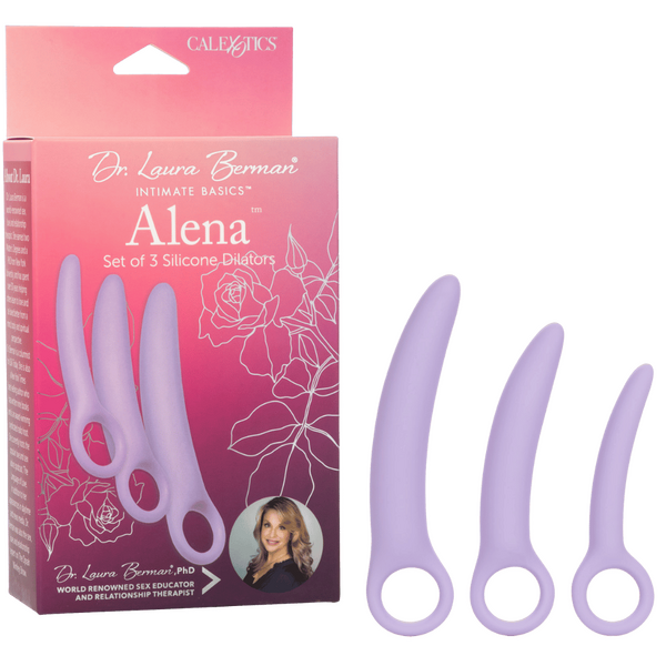 CALEXOTICS Dr. Laura Berman - Alena Set Of 3 Silicone Dilators (Lavender)