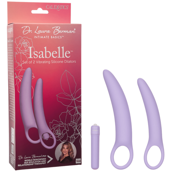 CALEXOTICS Dr. Laura Berman - Isabelle Set Of 2 Vibrating Silicone Dilators Set