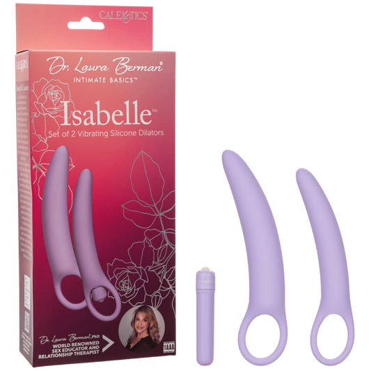 CALEXOTICS Dr. Laura Berman - Isabelle Set Of 2 Vibrating Silicone Dilators Set