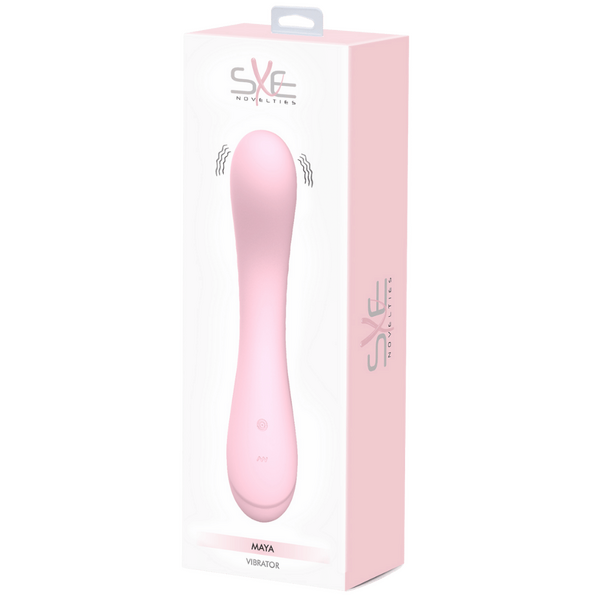SXE Maya - Curve Silicone Vibrator (Pink)