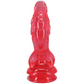 Doc Johnson Crystal Jellies 8.5" Invader Fantasy Dildo Pink