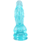 Doc Johnson Crystal Jellies 8.5" Invader Fantasy Dildo Teal