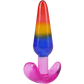 Doc Johnson Crystal Jellies Anal Trainer Set - Rainbow - S/M/L