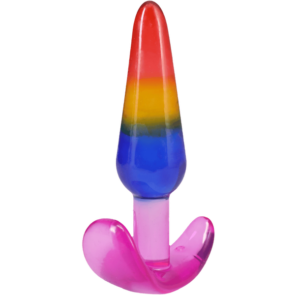 Doc Johnson Crystal Jellies Anal Trainer Set - Rainbow - S/M/L