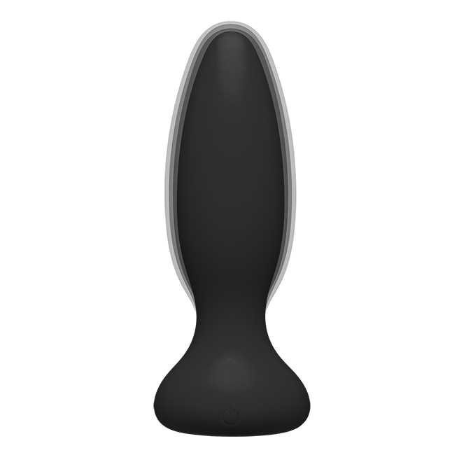 Doc Johnson A-Play Vibe - Experienced - Rechargeable Silicone Anal Plug With Remote (Black)