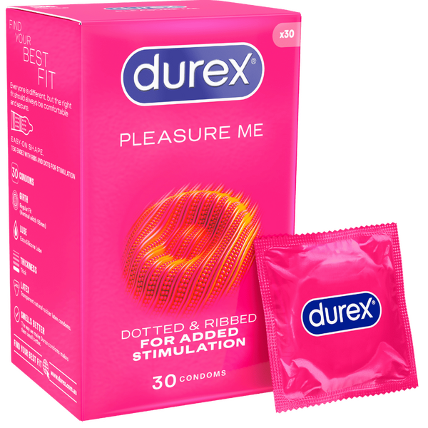 Durex Pleasure Me Condoms 30's