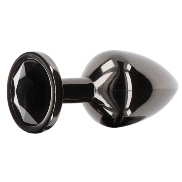 TABOOM Luxury Bondage Essentials Butt Plug With Diamond Jewel S Black