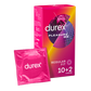 Durex Pleasure Me Latex Condoms 10's 2 Free