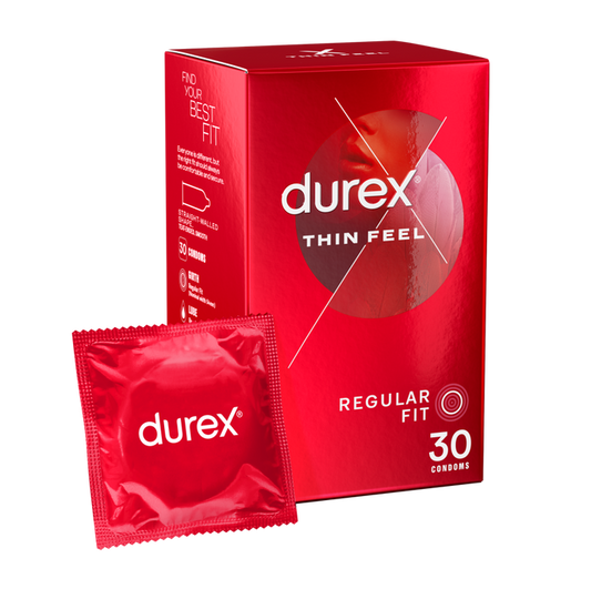 Durex Thin Feel Latex Condoms 30's