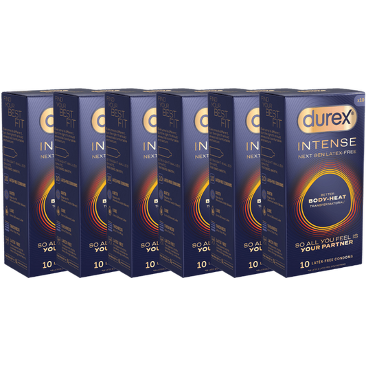 Durex Intense Condoms - Regular (6 X 10's Tray)