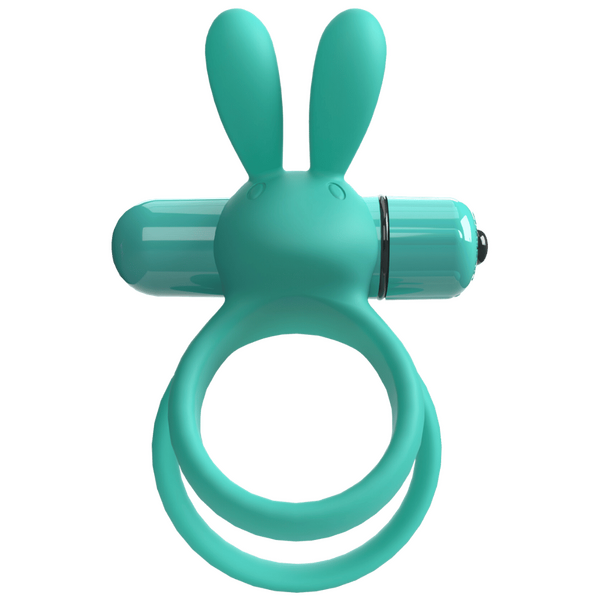 ScreamingO 4B Ohare XL Vibrating Rabbit Ears Cock Ring - Kiwi