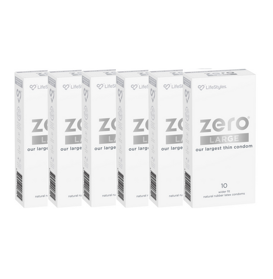 LifeStyles Zero Large - Largest Thin Condom (6 X 10's Tray)