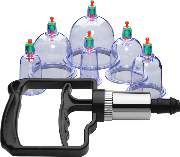 Master Series Sukshen 6 Piece Cupping Set With Acu-points
