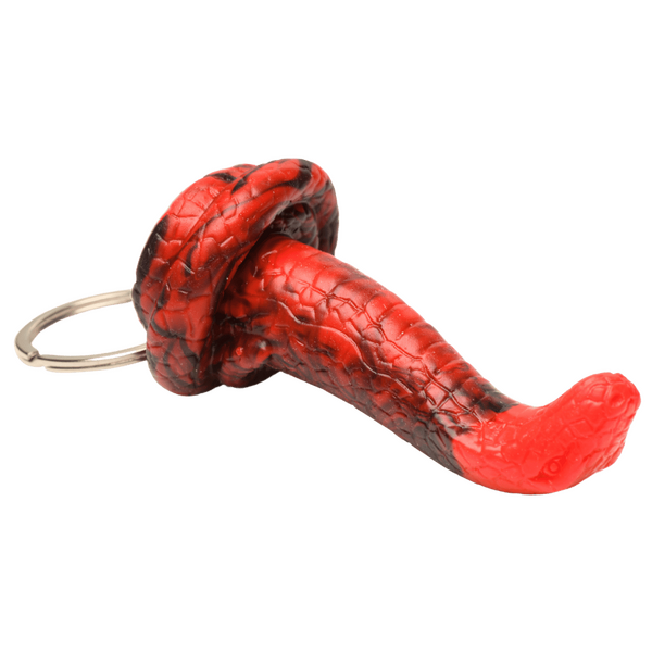 Creature Cocks King Cobra Keychain - Novelty Fantasy Dildo Keyring