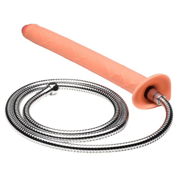 Hosed 15" Thick Silicone Enema Hose