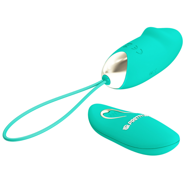 Pretty Love Dream Chaser Julia Vibrating Egg w Remote (Seafoam)