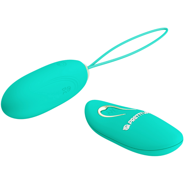 Pretty Love Dream Chaser Jenny Vibrating Egg w Remote (Seafoam)