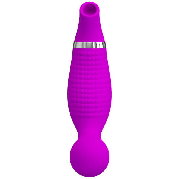 Pretty Love Romance Pecker Suction Vibrator Purple