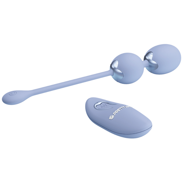 Pretty Love Dream Chaser Willie Vibrating Kegels w Remote (Blue)