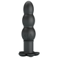 Pretty Love Silicone Vibrating Butt Plug - Jadier (Black)