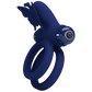 Pretty Love Powerful Ring Jamele Vibrating Cock Ring Navy Blue