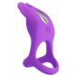 Pretty Love Vibrant Penis Ring - Silas (Purple)