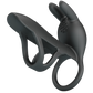 Pretty Love Matty Vibrating Penis Sleeve (Black)