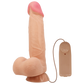 Pretty Love Cass Soft Toch Sliding Skin Vibrating 8.5" Dildo Flesh