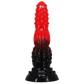 Power Monsters Fire Dragon 9.6" Rippled Monster Silicone Fantasy Dildo