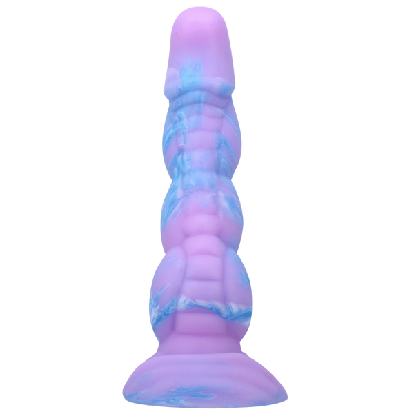 Power Monsters Alien 8" Rippled Monster Silicone Fantasy Dildo